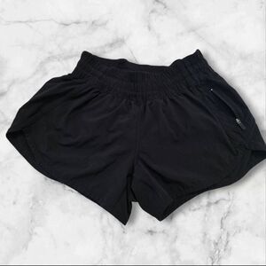 Lululemon Size 6 Black Tracker Shorts